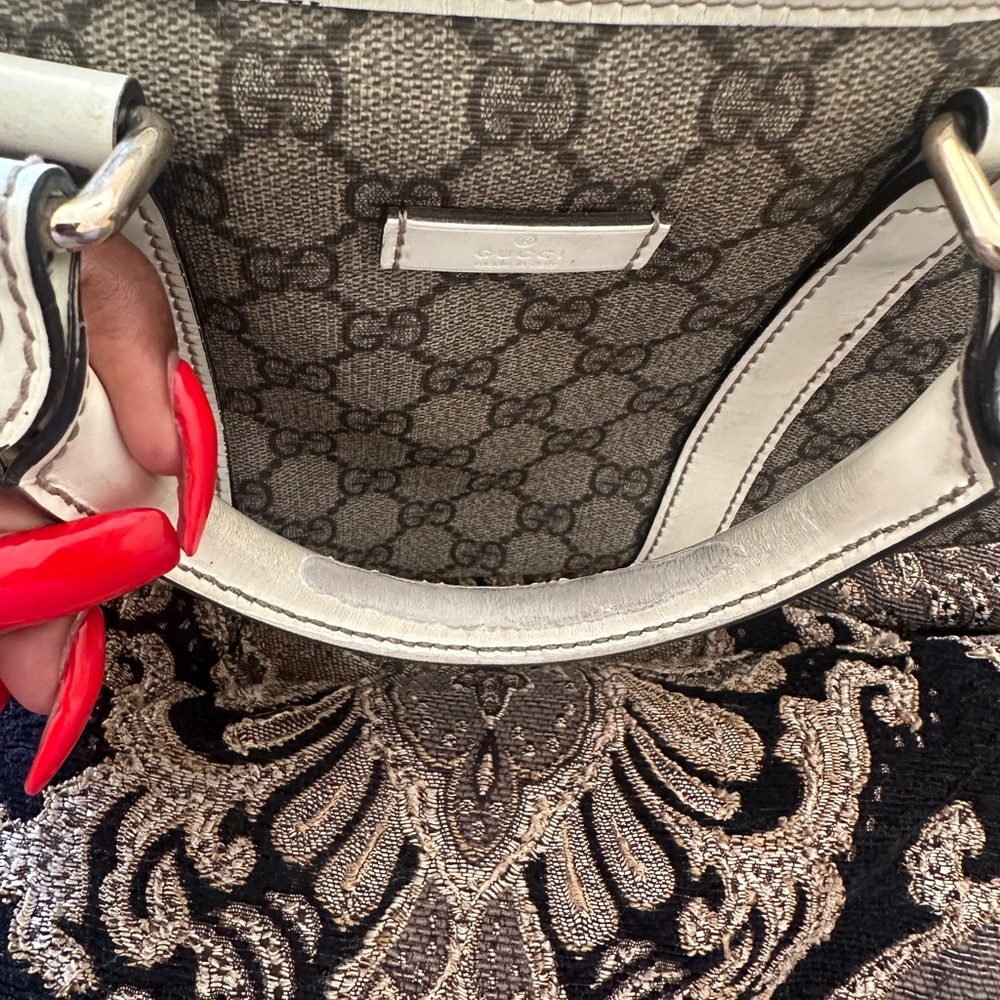 Gucci brown and Cream Women's Boston top handle Bag - Picture 6 of 13